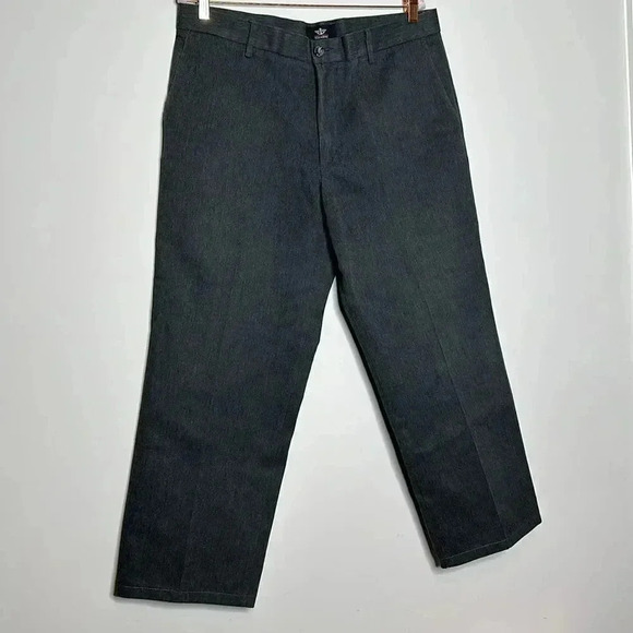 Dockers Straight Fit Gray Men’s Pants - Picture 2 of 9